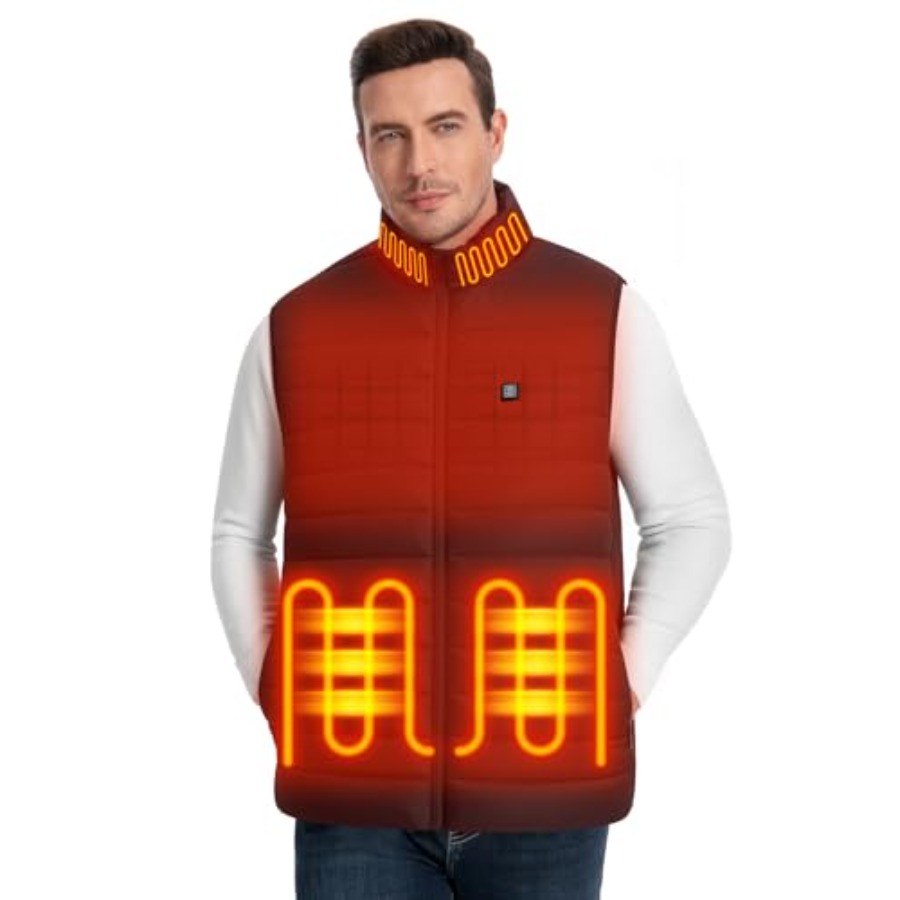 Men's Lightweight Heated Vest  - Heated Vest Battery recensie en prijs