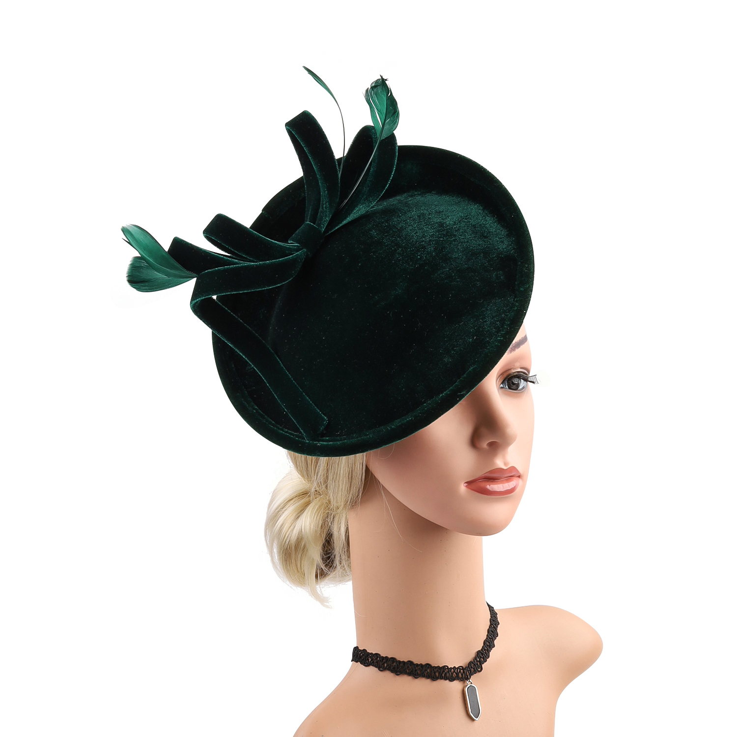 Velour Velvet Fascinator Feath - Winter Headband Fleece recensie en prijs