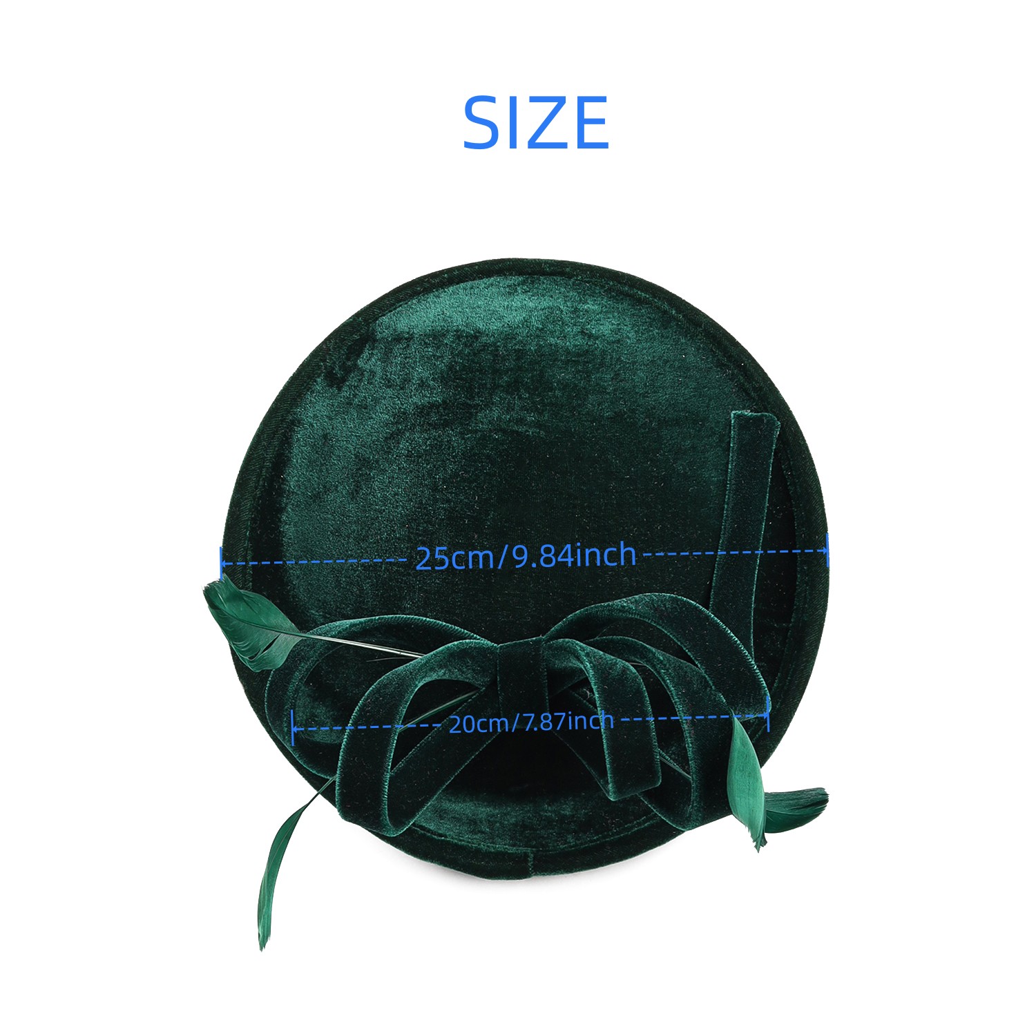Velour Velvet Fascinator Feath - Winter Headband Fleece recensie en prijs