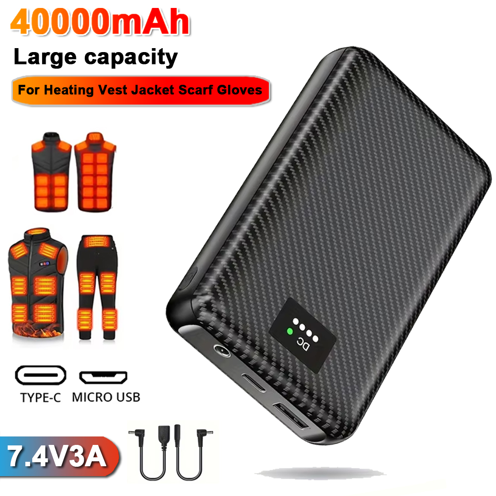 Ranwomen 30000/40000mAh Powerb - Heated Vest Battery recensie en prijs