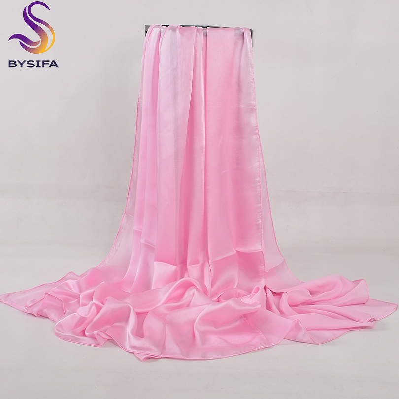 [BYSIFA] Solid Color Silk Scar - Shawl Wrap Winter recensie en prijs