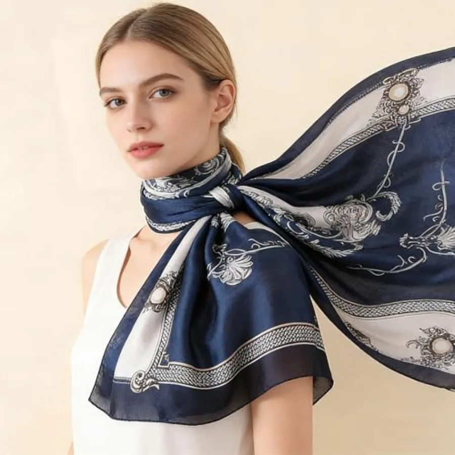 Silk Scarf Mulberry Silk Fashi - Shawl Wrap Winter recensie en prijs