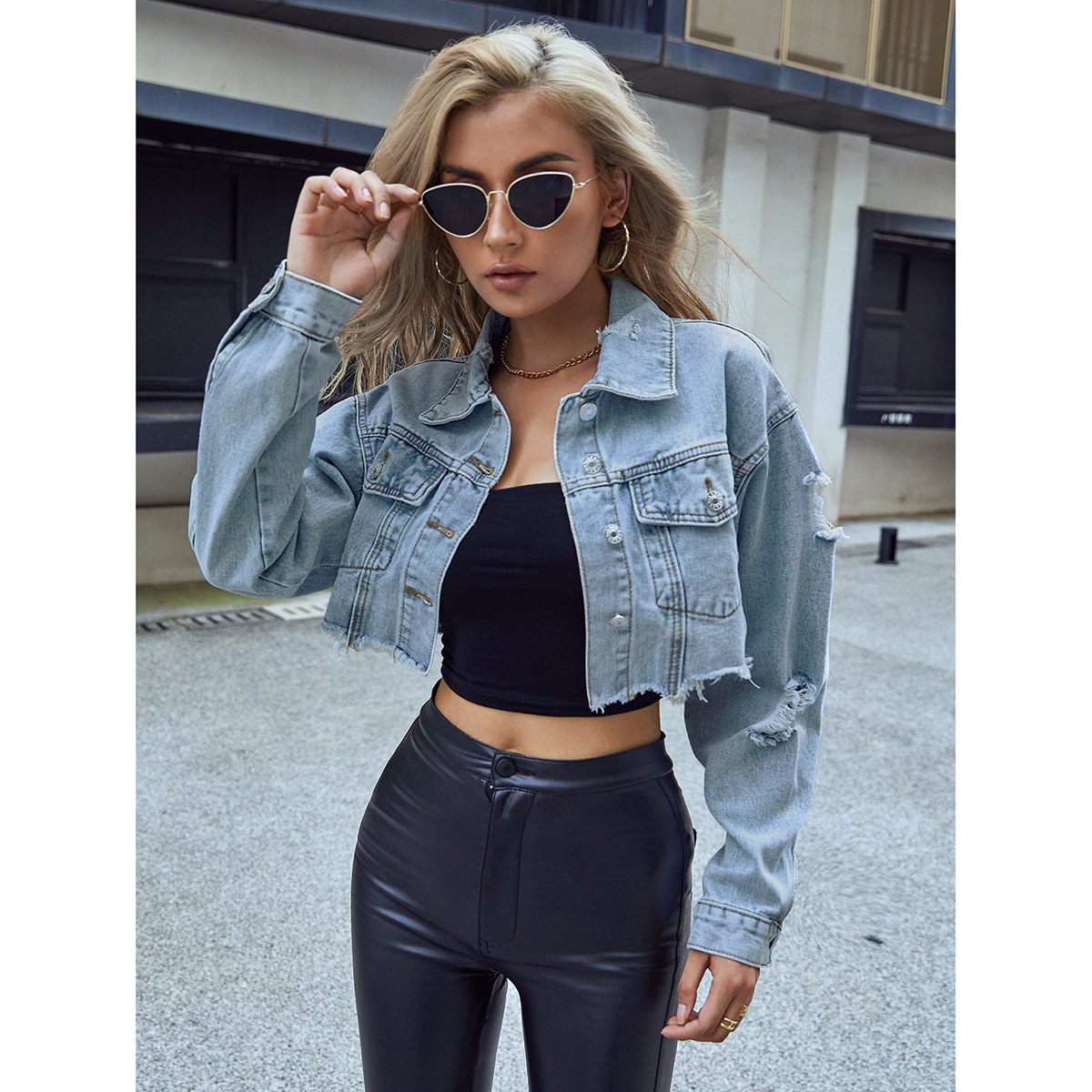 Women Denim Coats Solid Short  - Down Jacket Packable recensie en prijs
