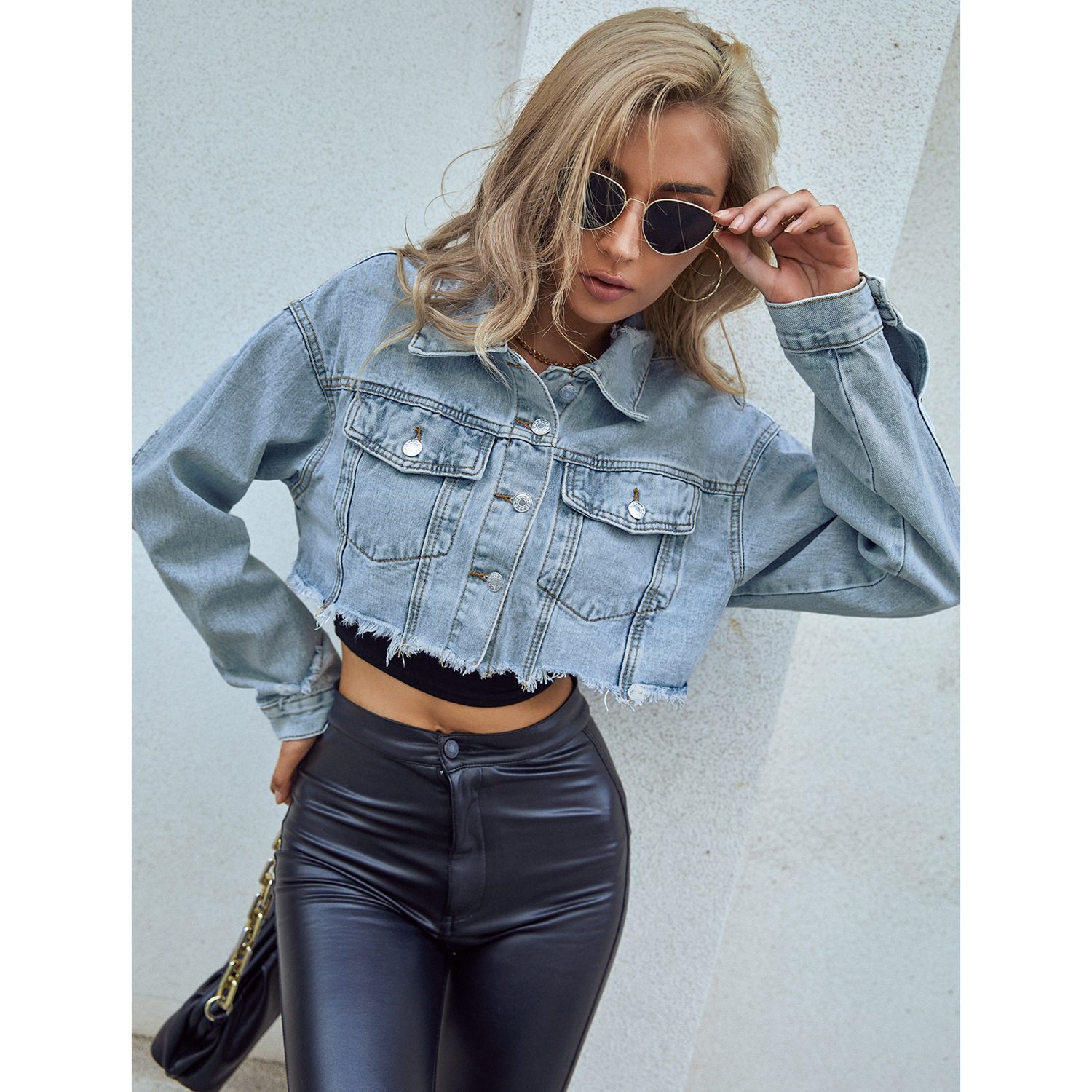 Women Denim Coats Solid Short  - Down Jacket Packable recensie en prijs