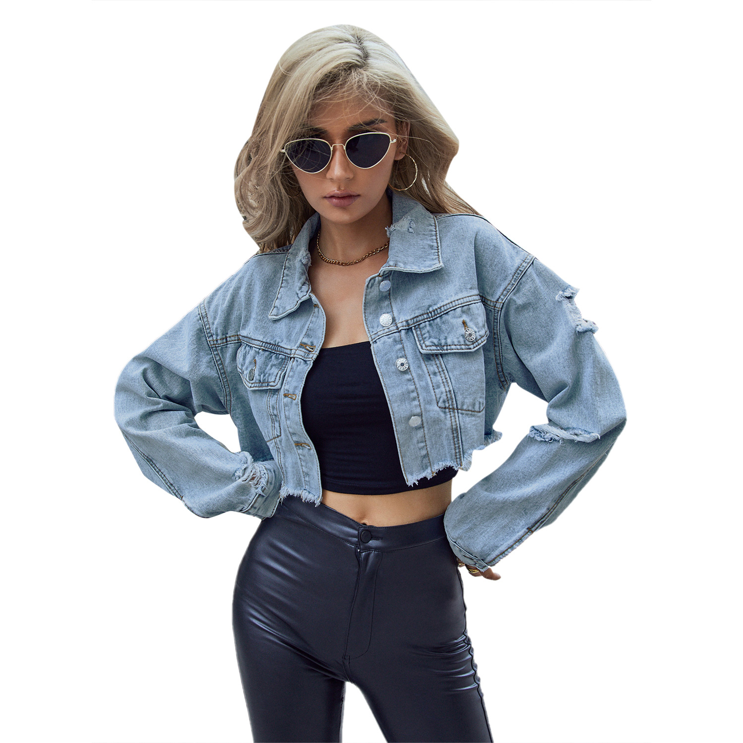 Women Denim Coats Solid Short  - Down Jacket Packable recensie en prijs