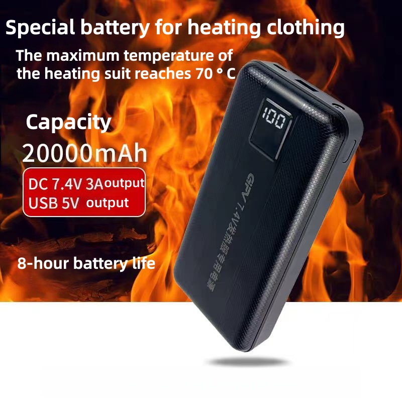 New Large Capacity 7.4V/3A/160 - Heated Vest Battery recensie en prijs