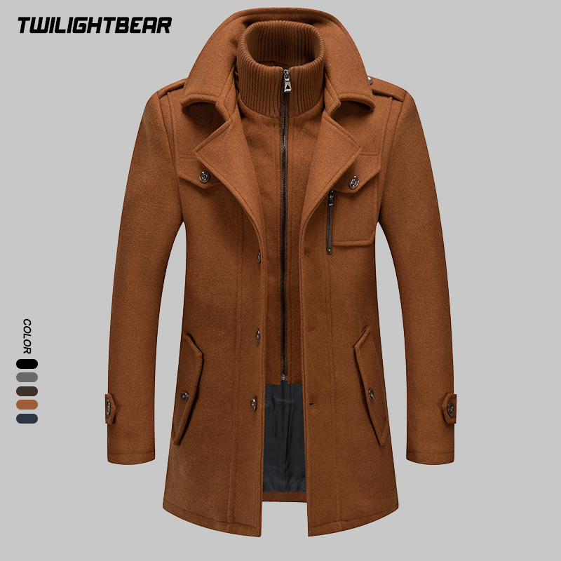 Winter Men's Wool Coat Oversiz - Wool Coat Peacoat recensie en prijs