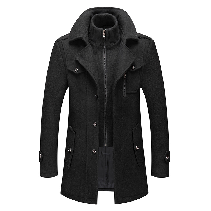 Winter Men's Wool Coat Oversiz - Wool Coat Peacoat recensie en prijs
