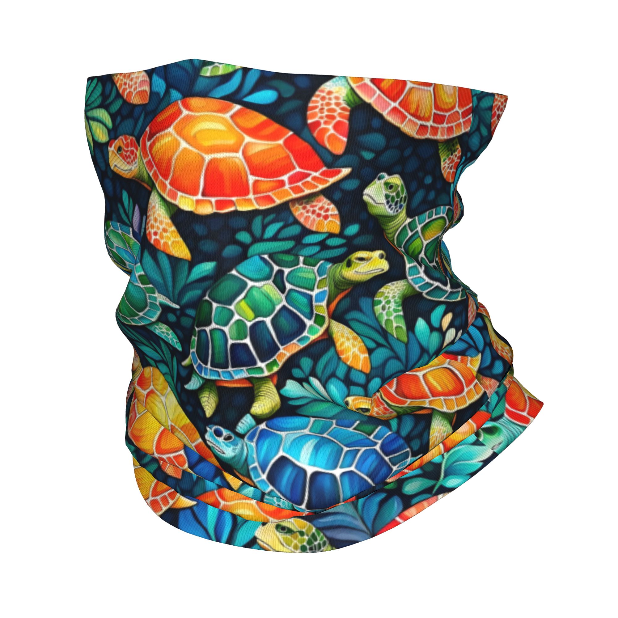 Custom Funny Colorful Sea Turt - Neck Gaiter Fleece recensie en prijs