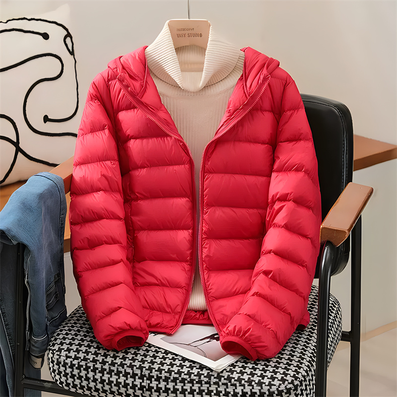 Plus Size Women Hooded Korean  - Down Jacket Packable recensie en prijs