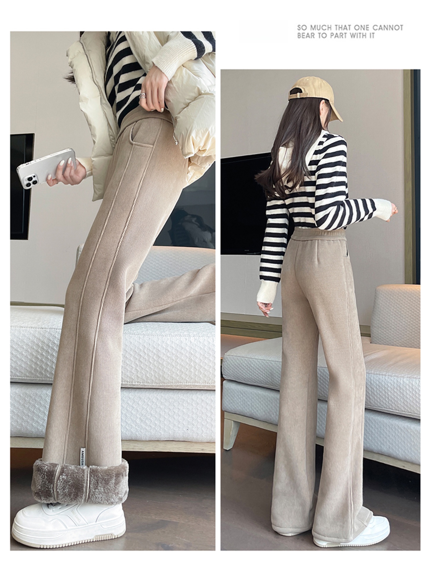 Lamb Velvet Thickened Women's  - Corduroy Pant Warm recensie en prijs