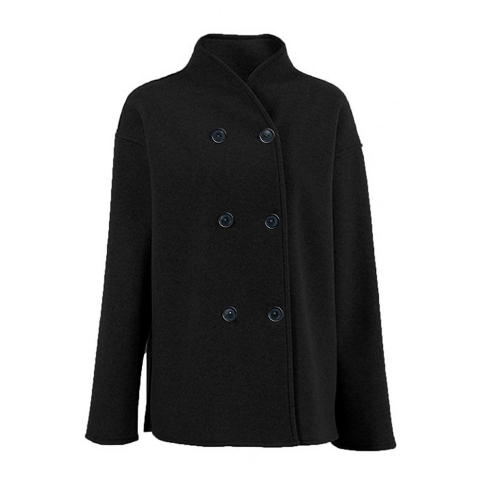 Women's Winter Cropped Wool Co - Wool Coat Peacoat recensie en prijs