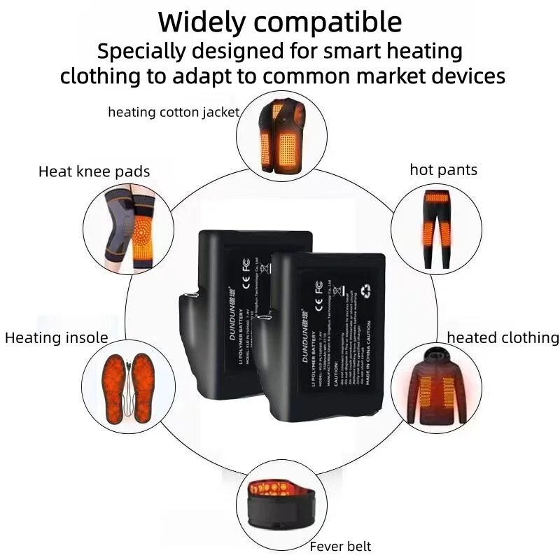 Heated Gloves Battery 7.4V 350 - Heated Vest Battery recensie en prijs