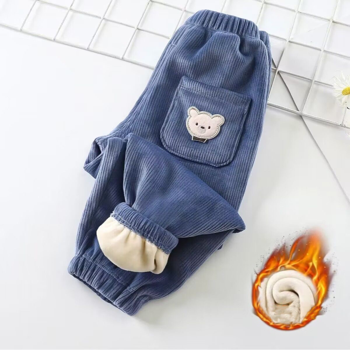 1pcs Boy Girl Winter Velvet Co - Corduroy Pant Warm recensie en prijs
