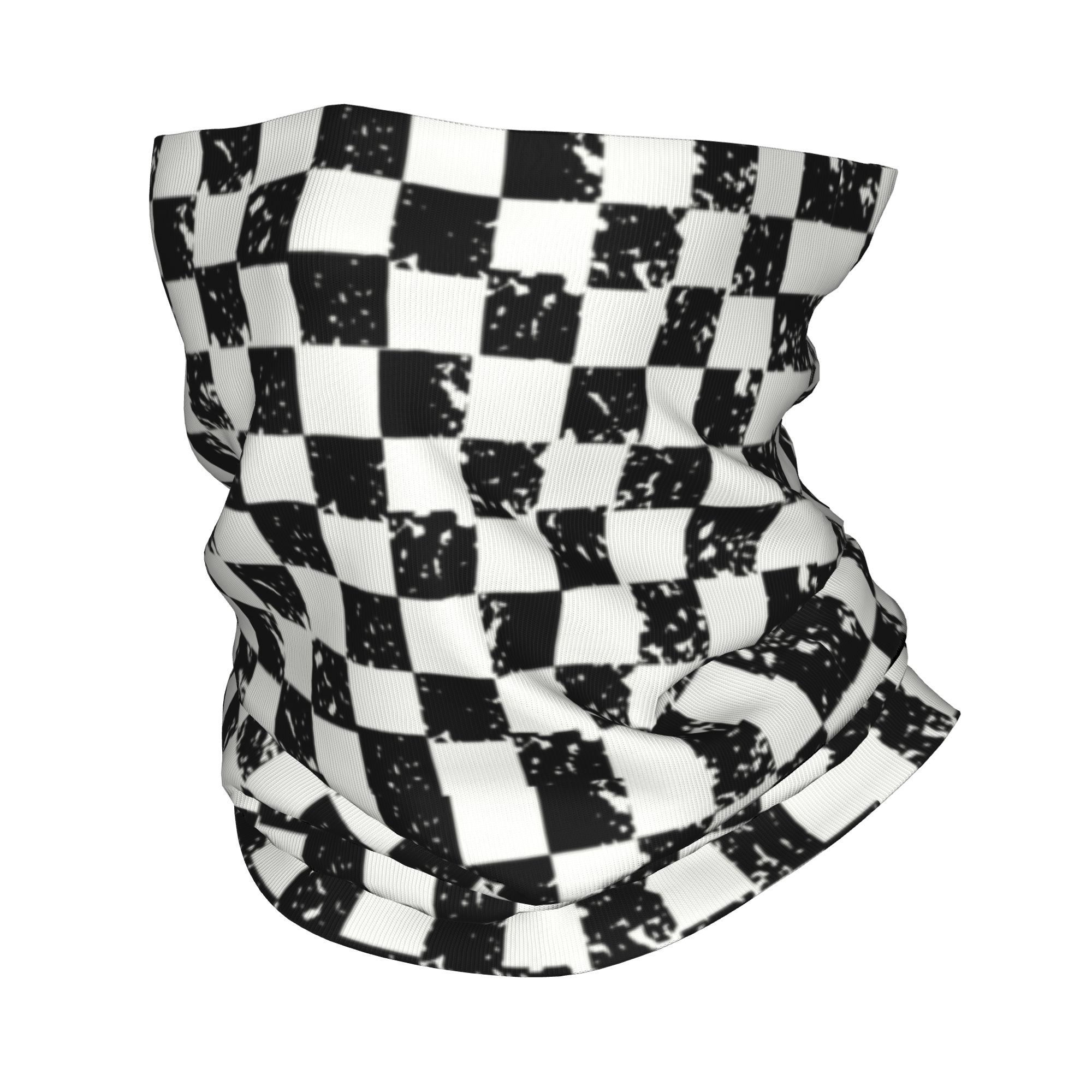 Custom Retro Checkered Flag Wi - Neck Gaiter Fleece recensie en prijs