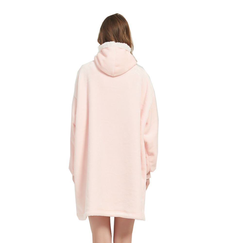 Microfiber Plush Coral Fleece  - Sherpa Hoodie Fleece recensie en prijs