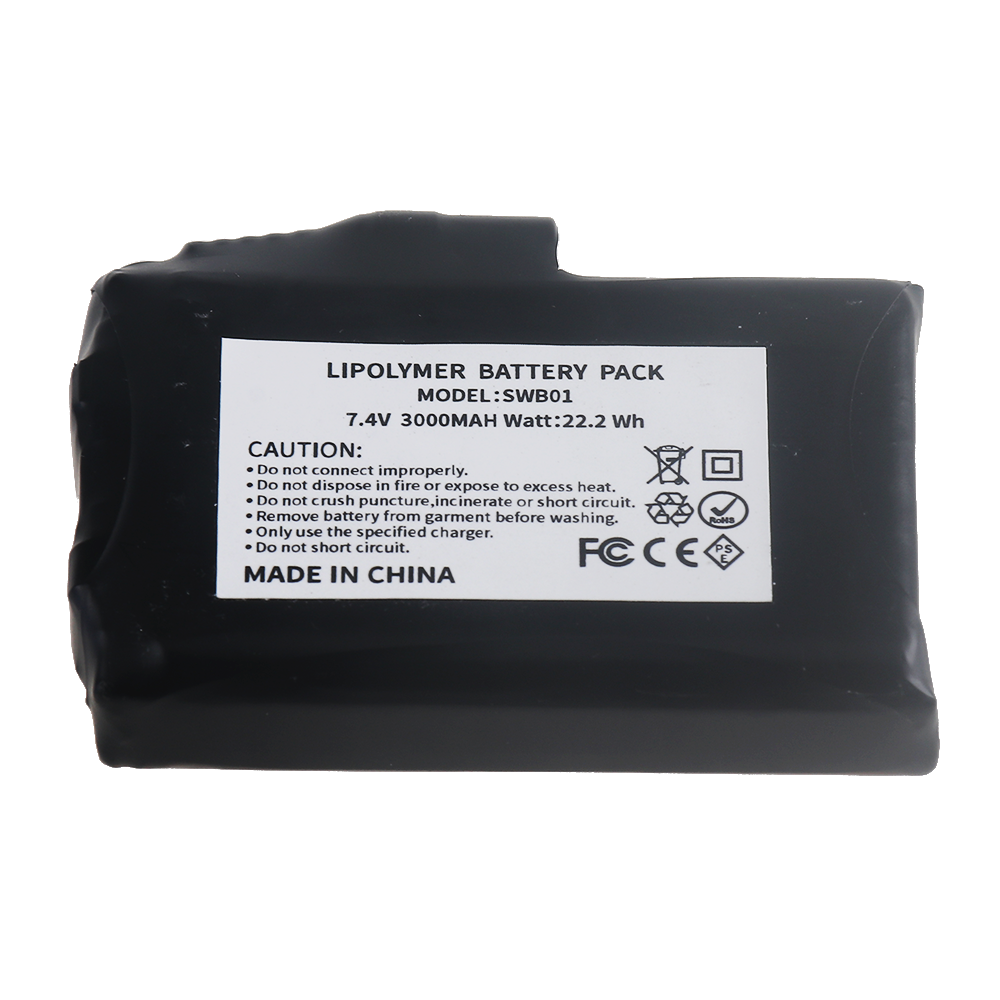 7.4V 3000mah Li-Polymer Batter - Heated Vest Battery recensie en prijs
