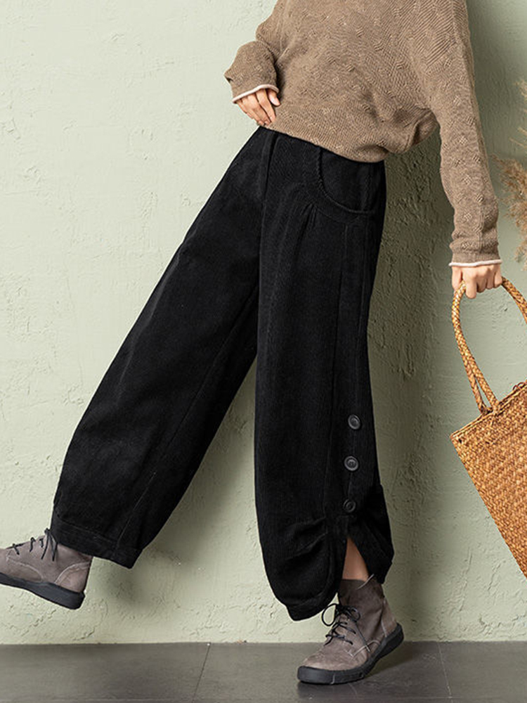 Korean Corduroy Women Pants Fa - Corduroy Pant Warm recensie en prijs