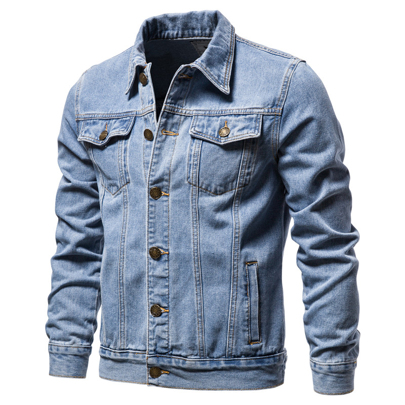 2025 Autumn Men Solid Denim Ja - Down Jacket Packable recensie en prijs