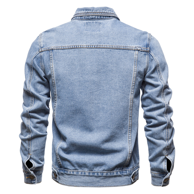 2025 Autumn Men Solid Denim Ja - Down Jacket Packable recensie en prijs