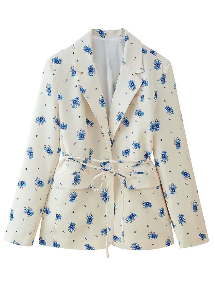 FSMG Elegant Flower Printed Lo - Down Jacket Packable recensie en prijs