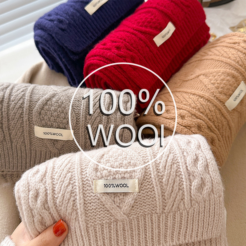 Luxury 100% Wool Scarf Women M - Shawl Wrap Winter recensie en prijs