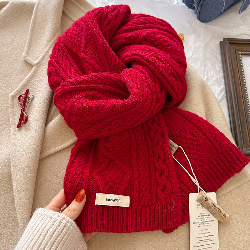 Luxury 100% Wool Scarf Women M - Shawl Wrap Winter recensie en prijs