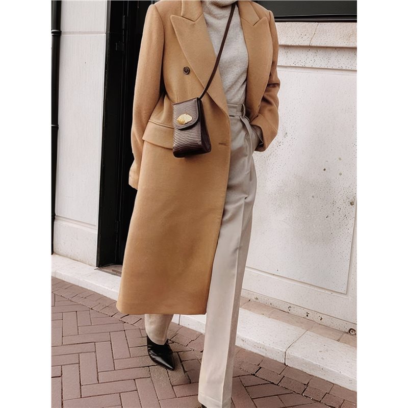 A24F-Womens Long Wool Coats Fa - Wool Coat Peacoat recensie en prijs