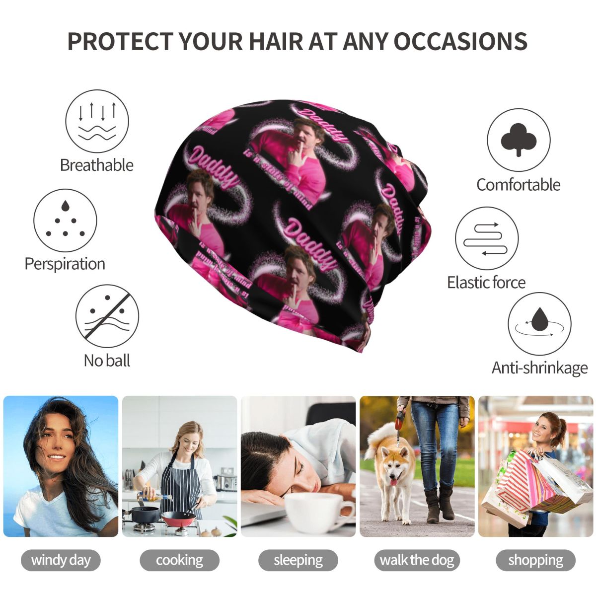 Pedro Pascal Sacred Heart Band - Knit Beanie Hat Warm recensie en prijs