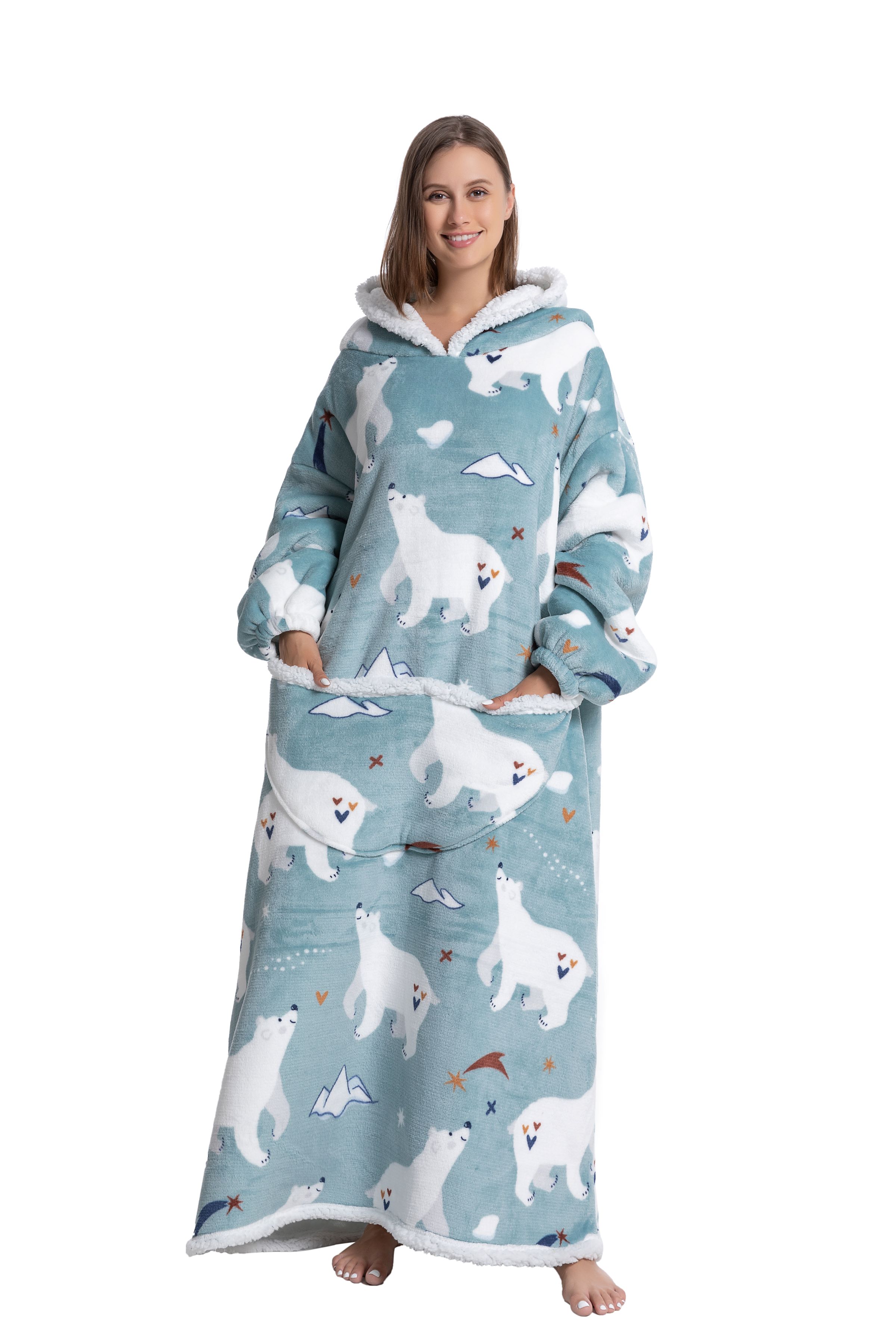 Oversized Wearable Blanket Coz - Sherpa Hoodie Fleece recensie en prijs