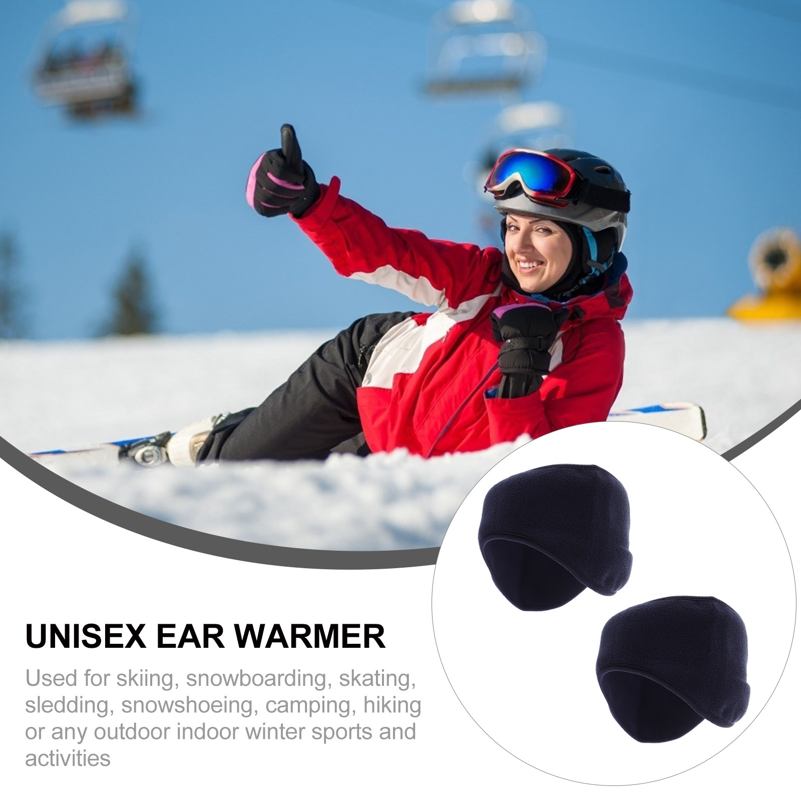 2Pcs Stretchable Lightweight P - Fleece Ear Warmer Band recensie en prijs
