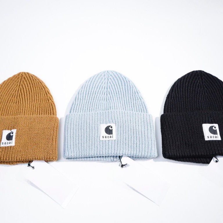 Vuu Sacai Collaborative Patchw - Knit Beanie Hat Warm recensie en prijs
