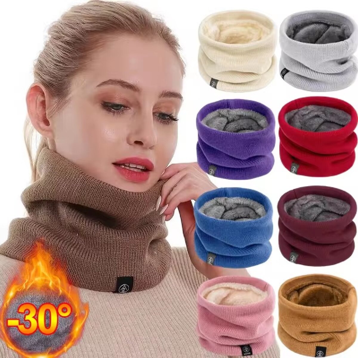 Solid Winter Plush Muffler Woo - Winter Headband Fleece recensie en prijs