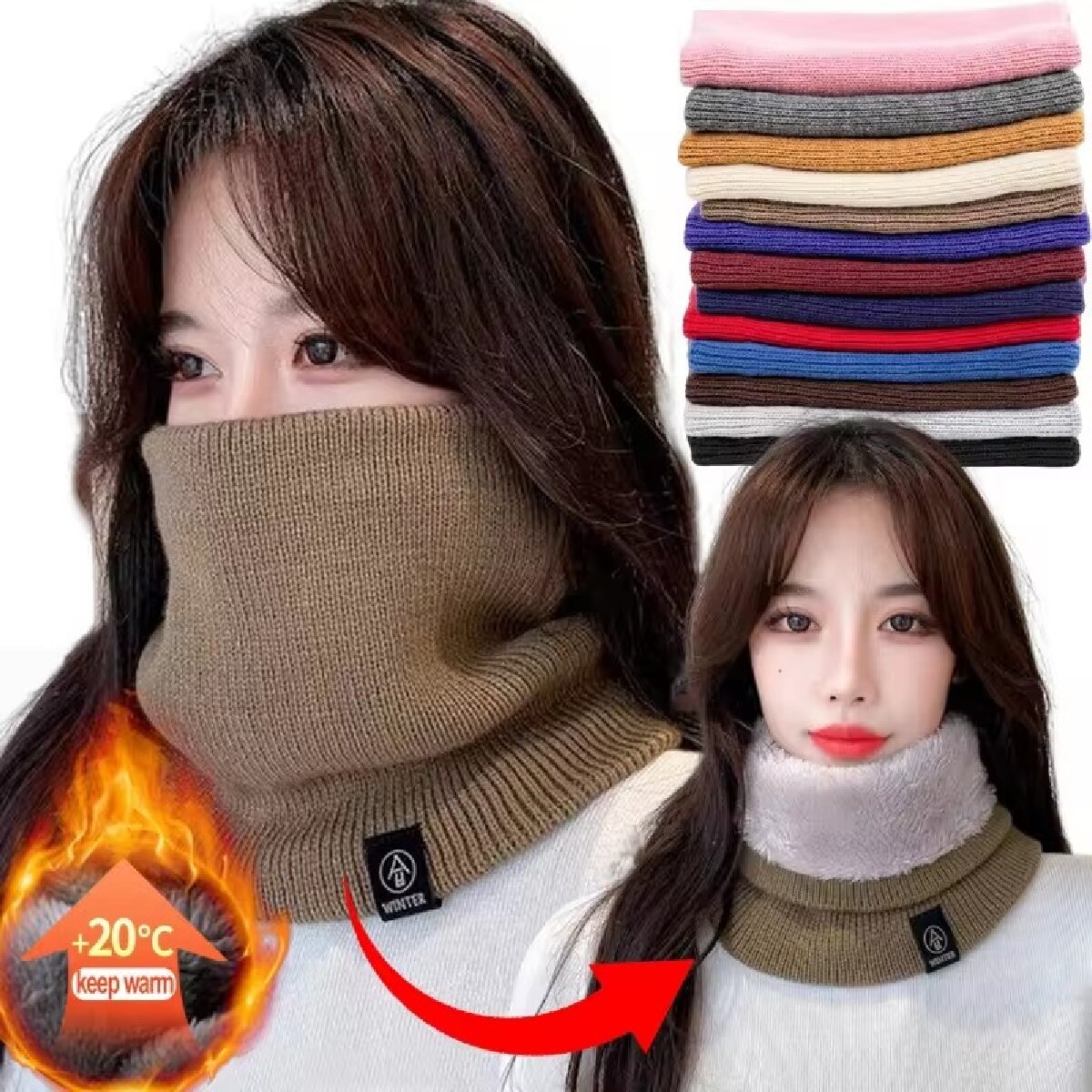 Solid Winter Plush Muffler Woo - Winter Headband Fleece recensie en prijs