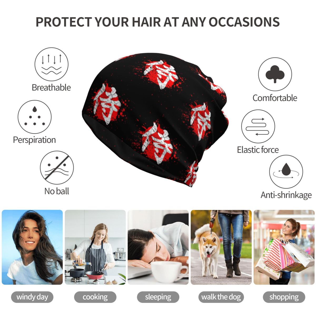 Japanese Bushido Samurai Chara - Knit Beanie Hat Warm recensie en prijs