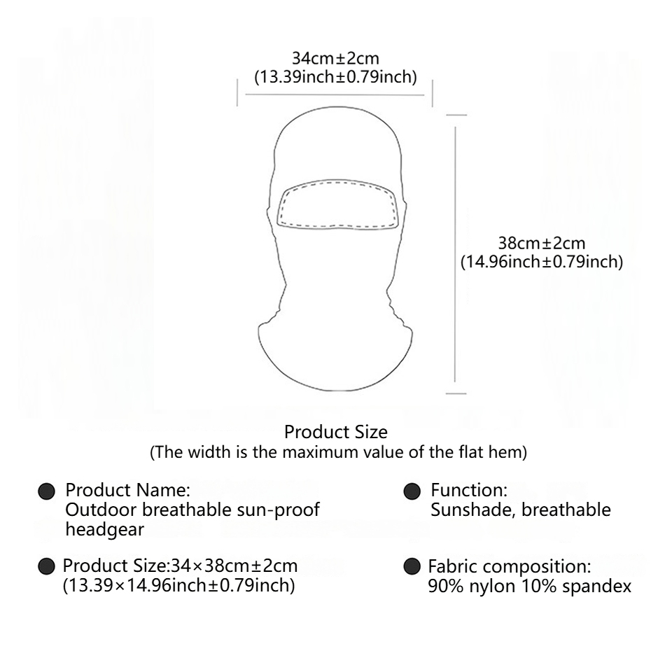 GTUBIKE Breathable Balaclava H - Balaclava Ski Mask recensie en prijs
